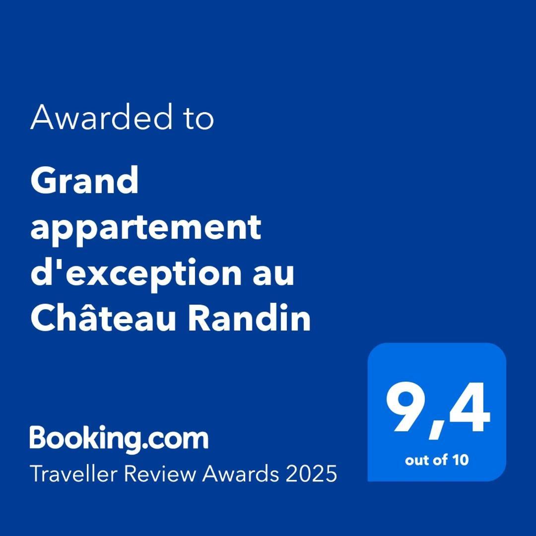 Grand Appartement D'Exception Au Chateau Randin Écully Eksteriør billede